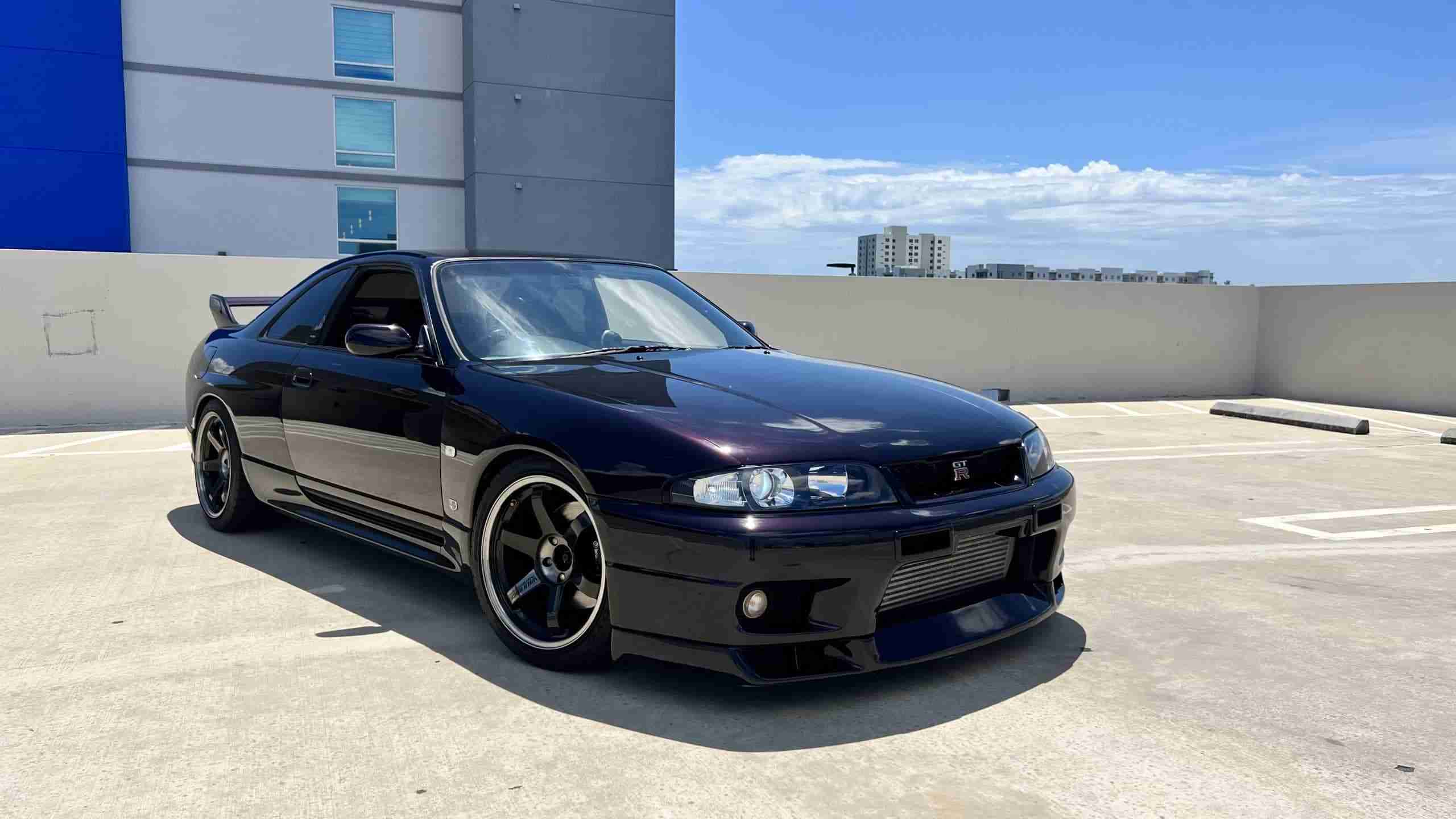 1997 Nissan Skyline GTR V-Spec R33 1 of 118 Midnight purple VSPEC – Low Miles – OEM+ Modified full