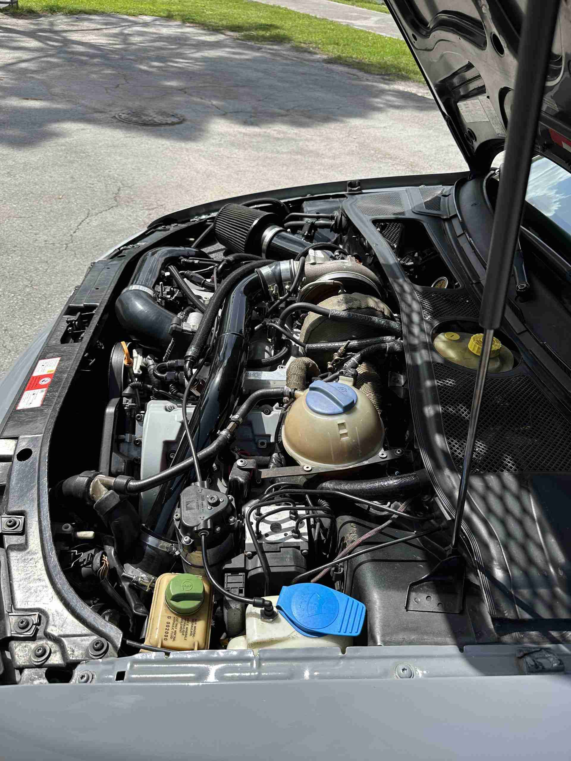 2001 Audi S4 – RS4 OEM Widebody – 650WHP Top Mounted Single Turbo full