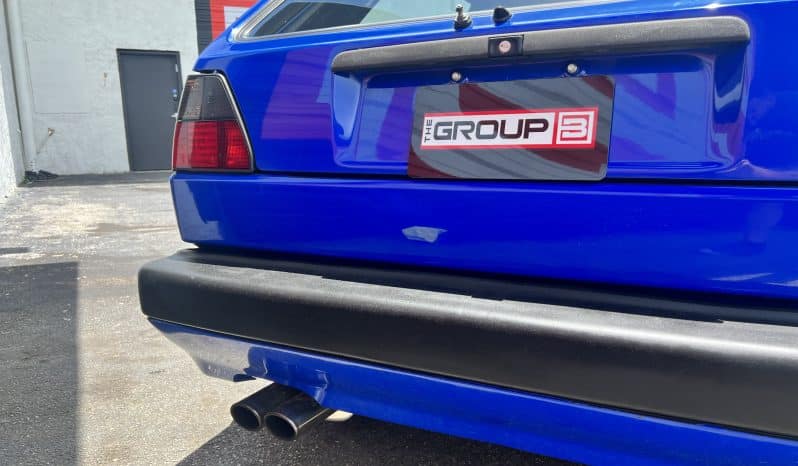 
 1988 MK2 GTI VR6 Big Turbo – Nogaro Blue – BBS RS – 500HP – Coilovers – COLD AC full									