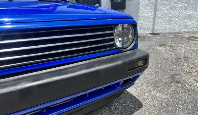 
 1988 MK2 GTI VR6 Big Turbo – Nogaro Blue – BBS RS – 500HP – Coilovers – COLD AC full									