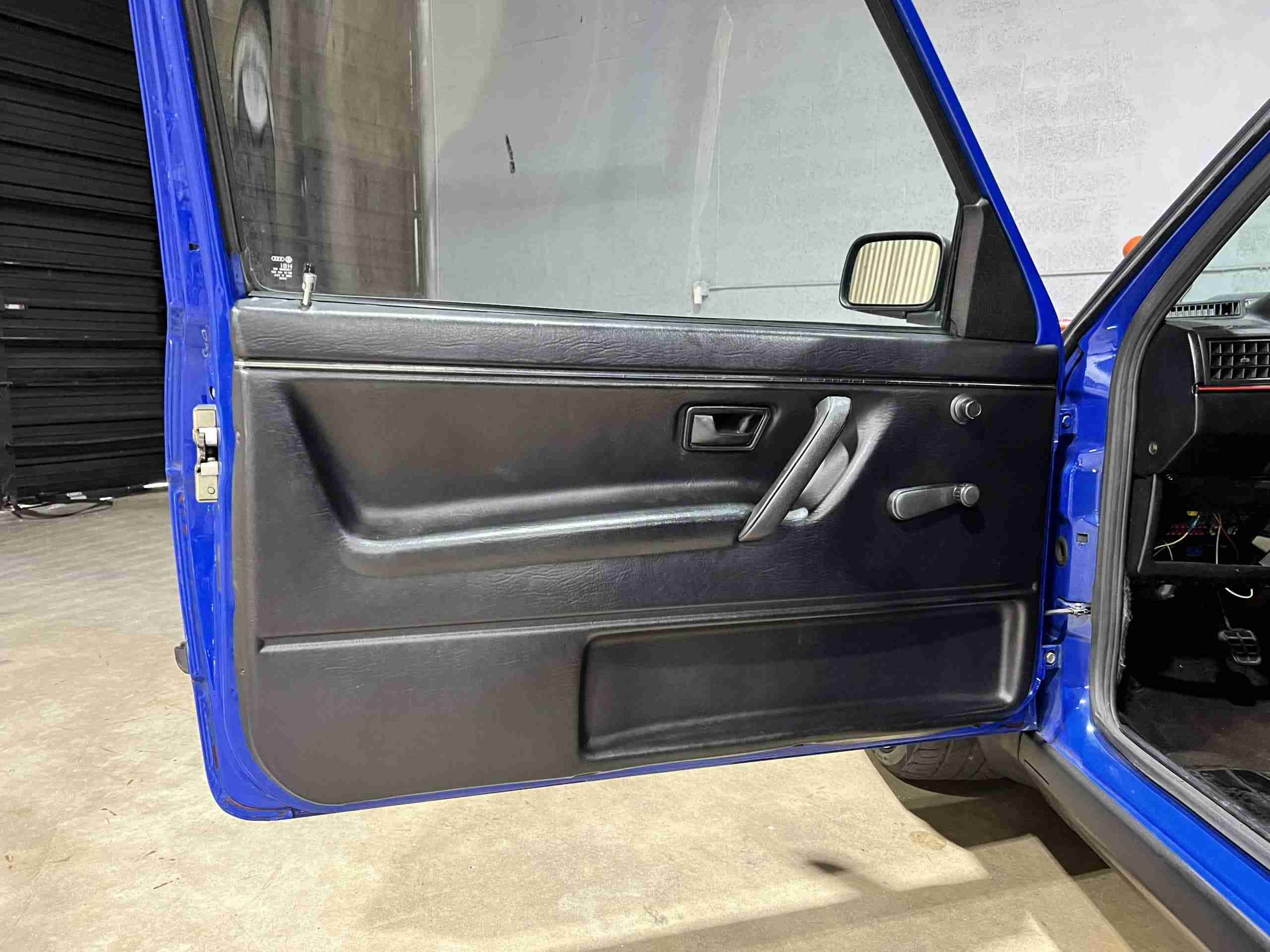 1988 MK2 GTI VR6 Big Turbo – Nogaro Blue – BBS RS – 500HP – Coilovers – COLD AC full