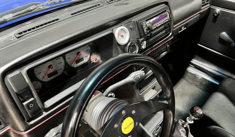 
 1988 MK2 GTI VR6 Big Turbo – Nogaro Blue – BBS RS – 500HP – Coilovers – COLD AC full									