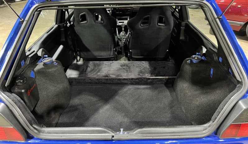 
 1988 MK2 GTI VR6 Big Turbo – Nogaro Blue – BBS RS – 500HP – Coilovers – COLD AC full									