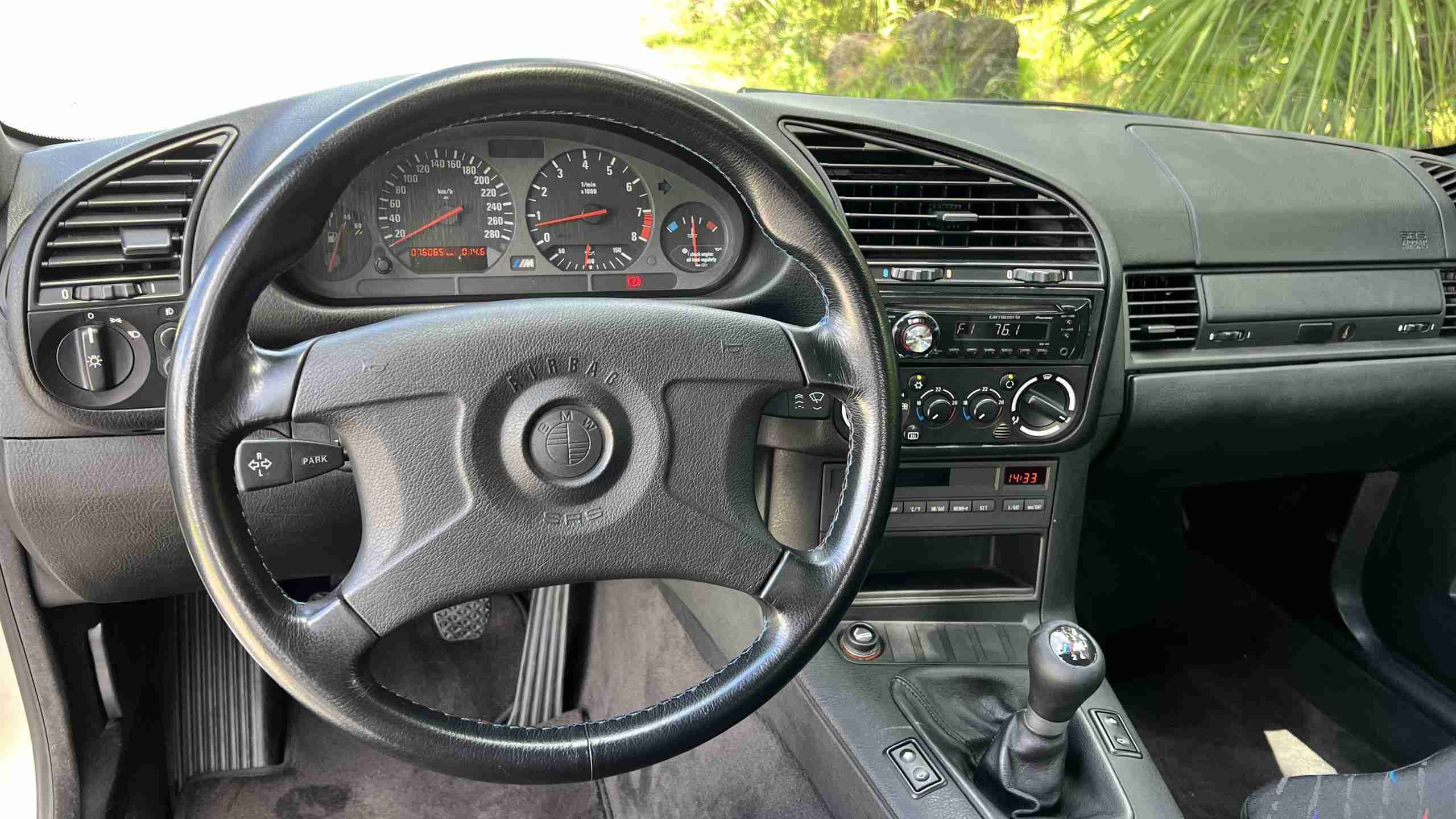 1994 BMW M3 E36 Euro Spec – Alpine White – Slicktop – 47k Miles full