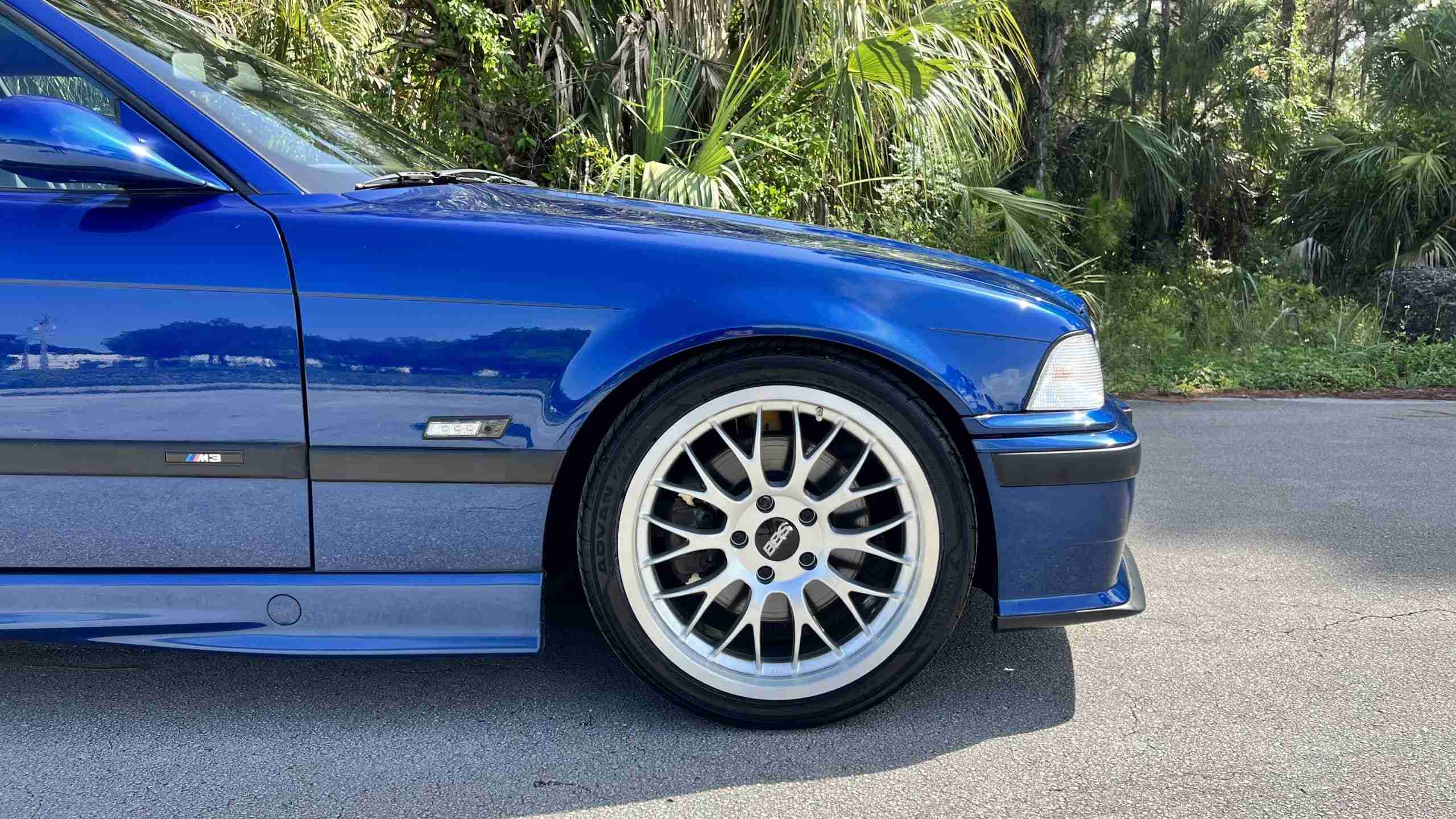 1994 BMW M3 Euro Slicktop E36 Avus Blue -Slicktop-All Original Paint-BBS Wheels- Superprint Exhaust -80k miles full