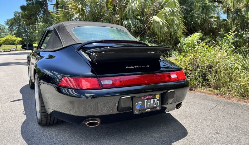 
 1995 Porsche 911 Carrera 4 Cabriolet Original Paint – All stock – 37k Miles-6 Speed Manual- Over $6000 Recent Service full									