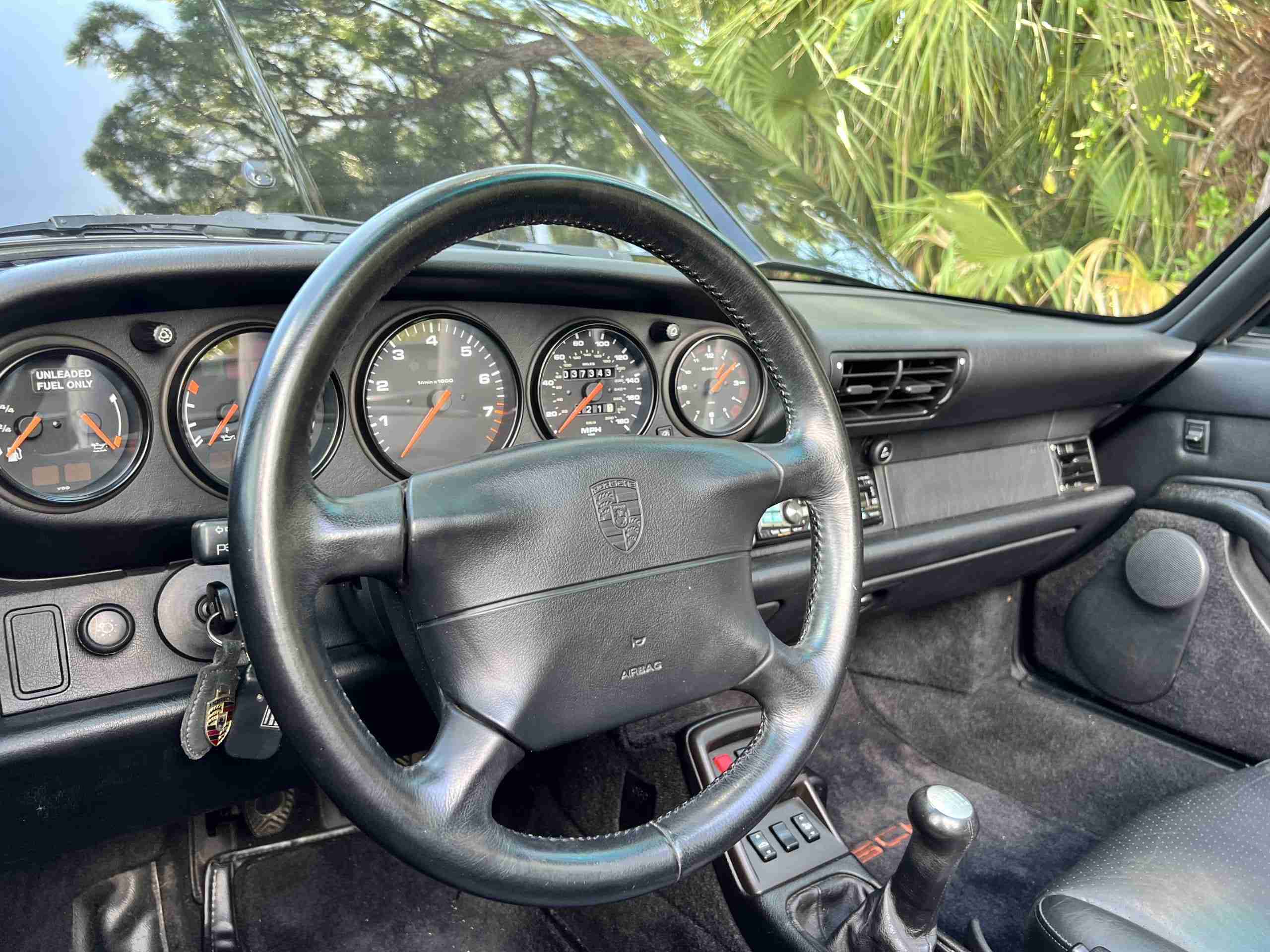 1995 Porsche 911 Carrera 4 Cabriolet Original Paint – All stock – 37k Miles-6 Speed Manual- Over $6000 Recent Service full
