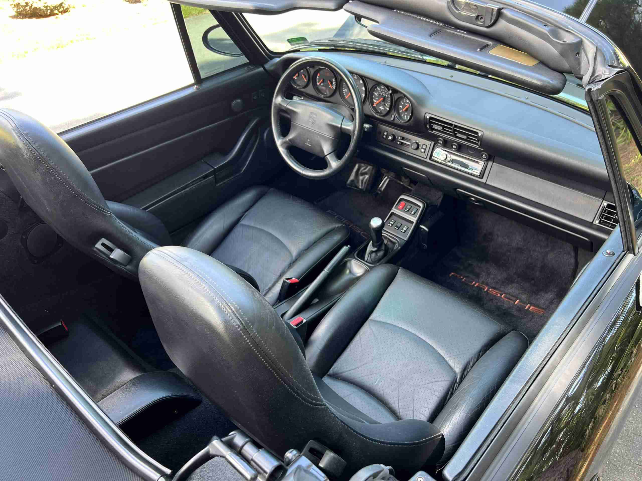 1995 Porsche 911 Carrera 4 Cabriolet Original Paint – All stock – 37k Miles-6 Speed Manual- Over $6000 Recent Service full