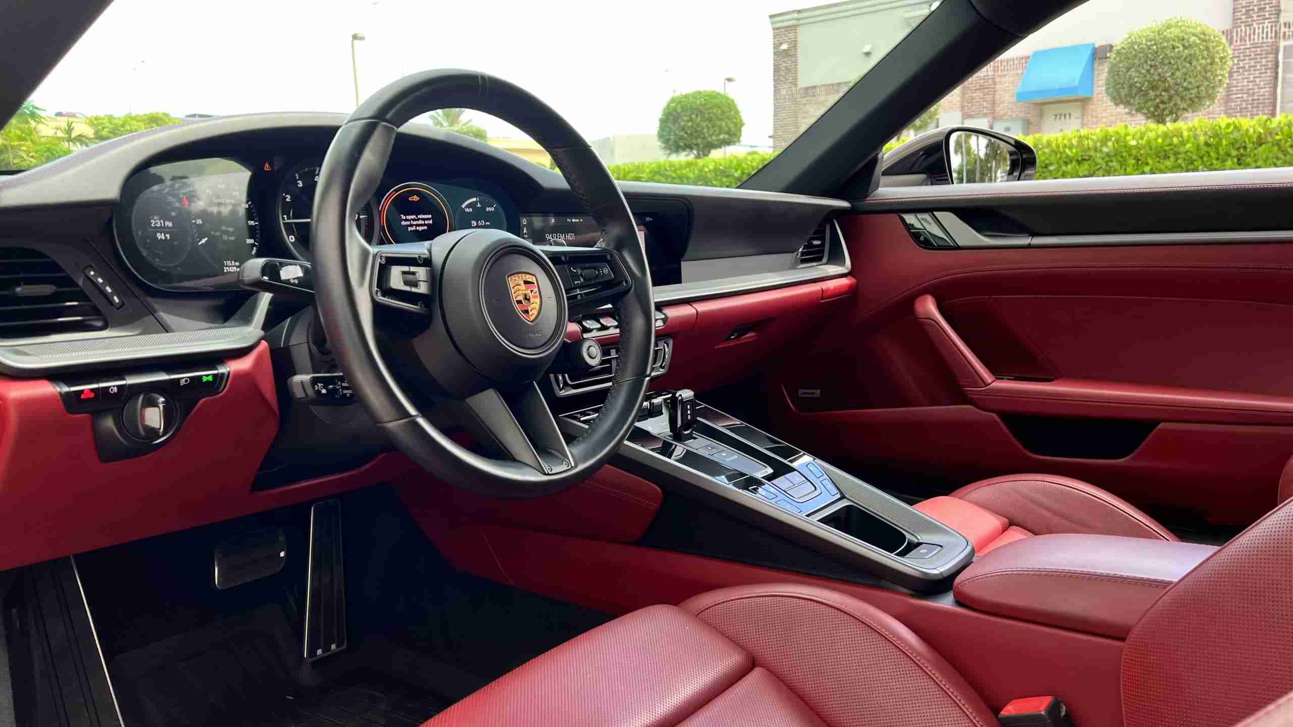 2020 Porsche 911 CARRERA S 992 C2S – Fully Loaded $147k Window Sticker – Jet Black / Bordeaux Red 21k Miles full