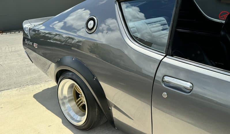 
 1976 Nissan Skyline KGC110- 2000GTX- KENMERI – 3.0L- Mikuni Carbs- Z32 Brakes – Coilovers- AC full									