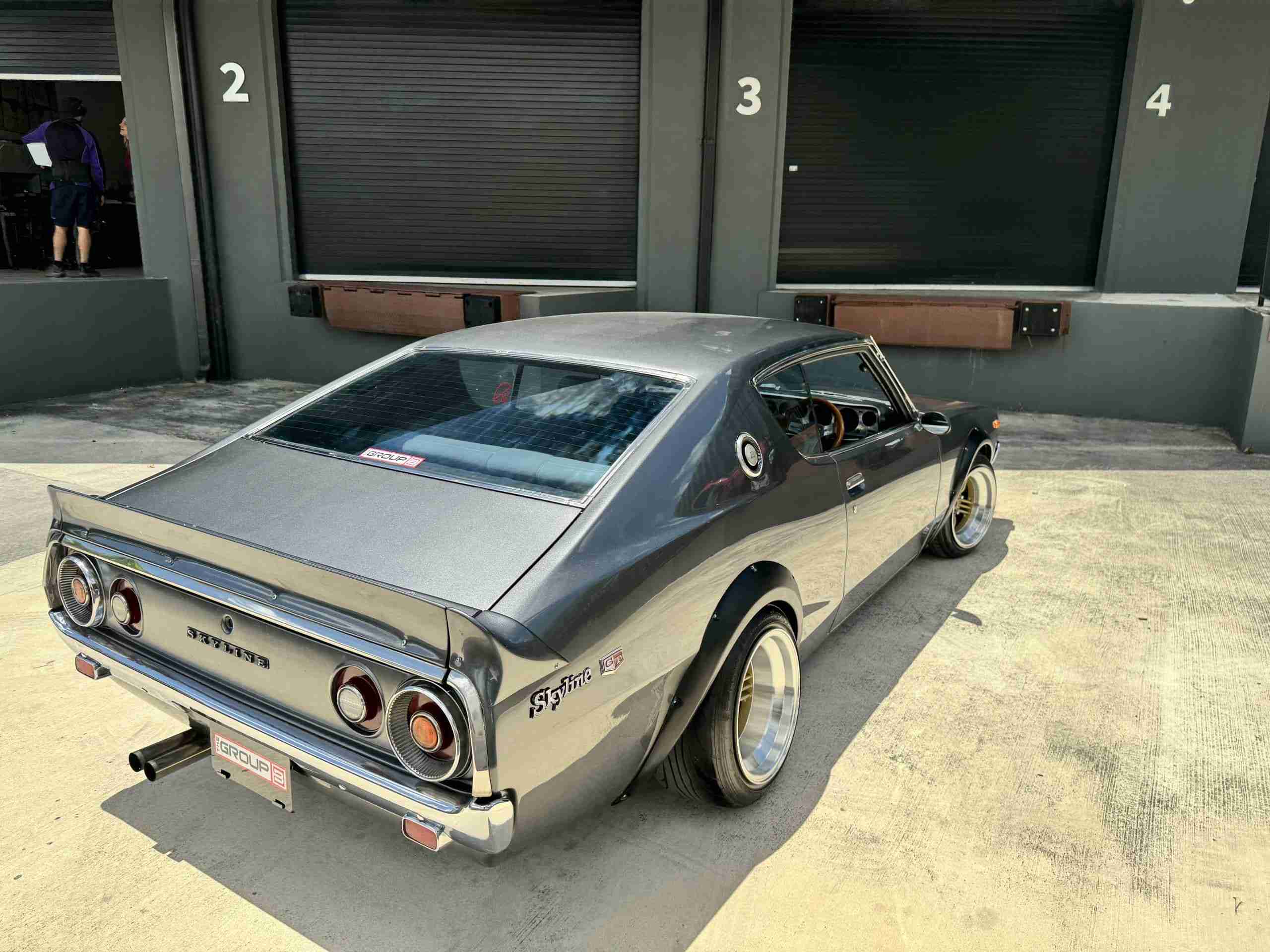 1976 Nissan Skyline KGC110- 2000GTX- KENMERI – 3.0L- Mikuni Carbs- Z32 Brakes – Coilovers- AC full
