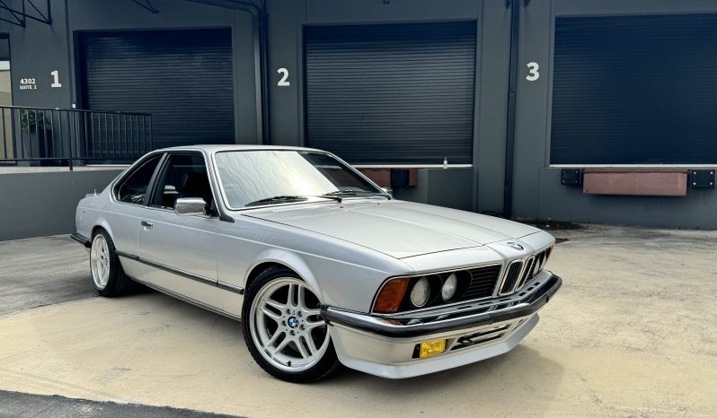 
 1982 BMW 635CSI Euro E24 M90 Motor – Dog Leg Manual – 265HP – Enthusiast Owned and Upgraded full									