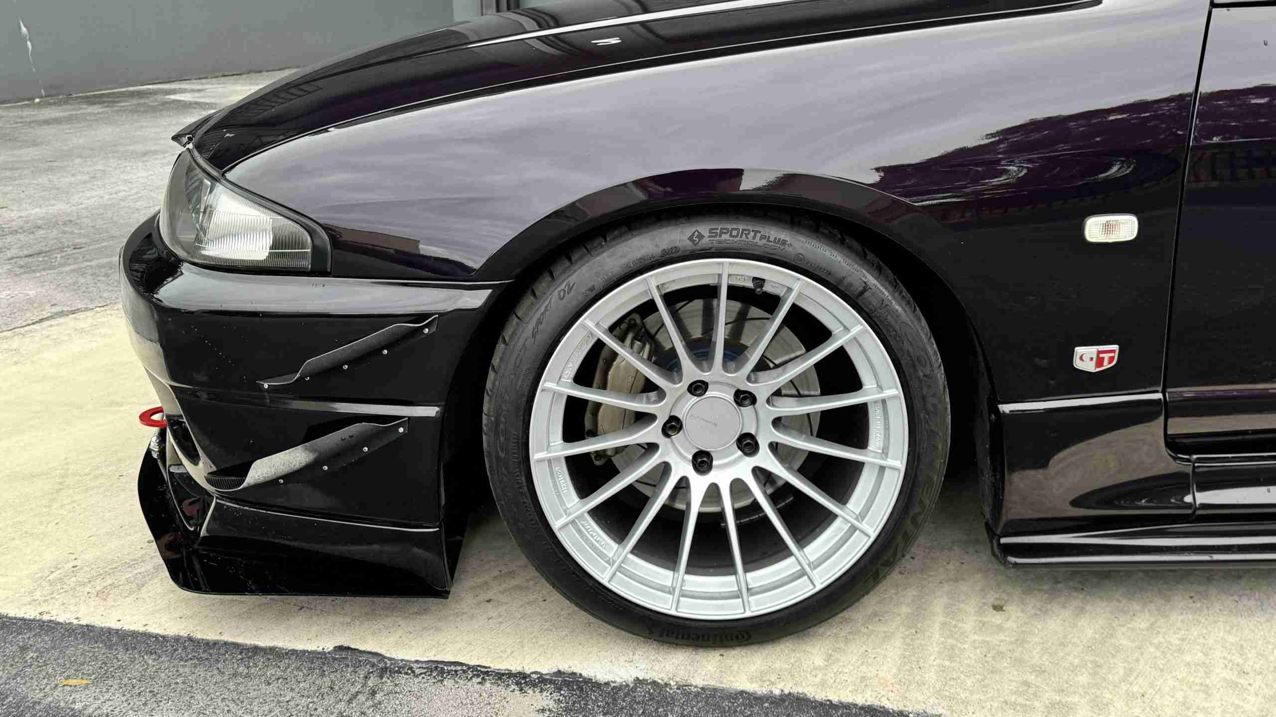 1995 Nissan Skyline GTR R33 VSPEC -Top Secret Aero – Big Twin Turbos – Ikeya Formula Suspension full