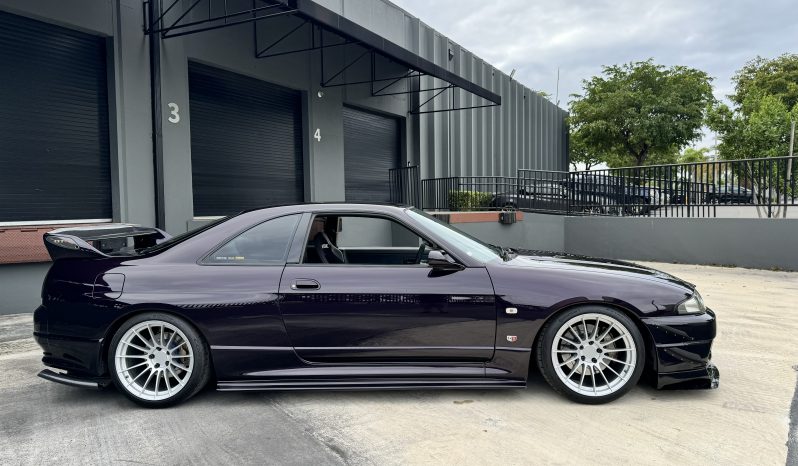 
 1995 Nissan Skyline GTR R33 VSPEC -Top Secret Aero – Big Twin Turbos – Ikeya Formula Suspension full									