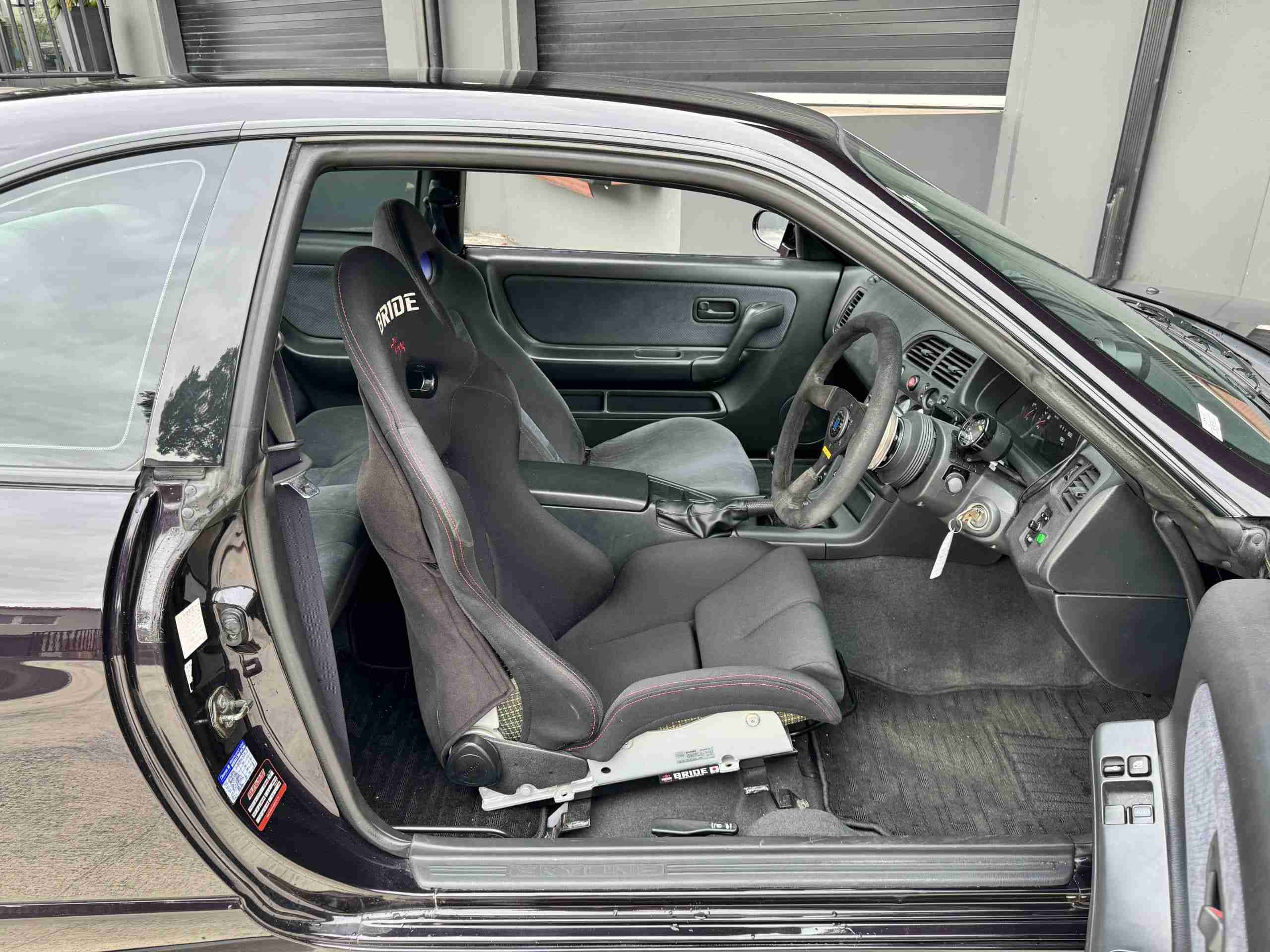 1995 Nissan Skyline GTR R33 VSPEC -Top Secret Aero – Big Twin Turbos – Ikeya Formula Suspension full