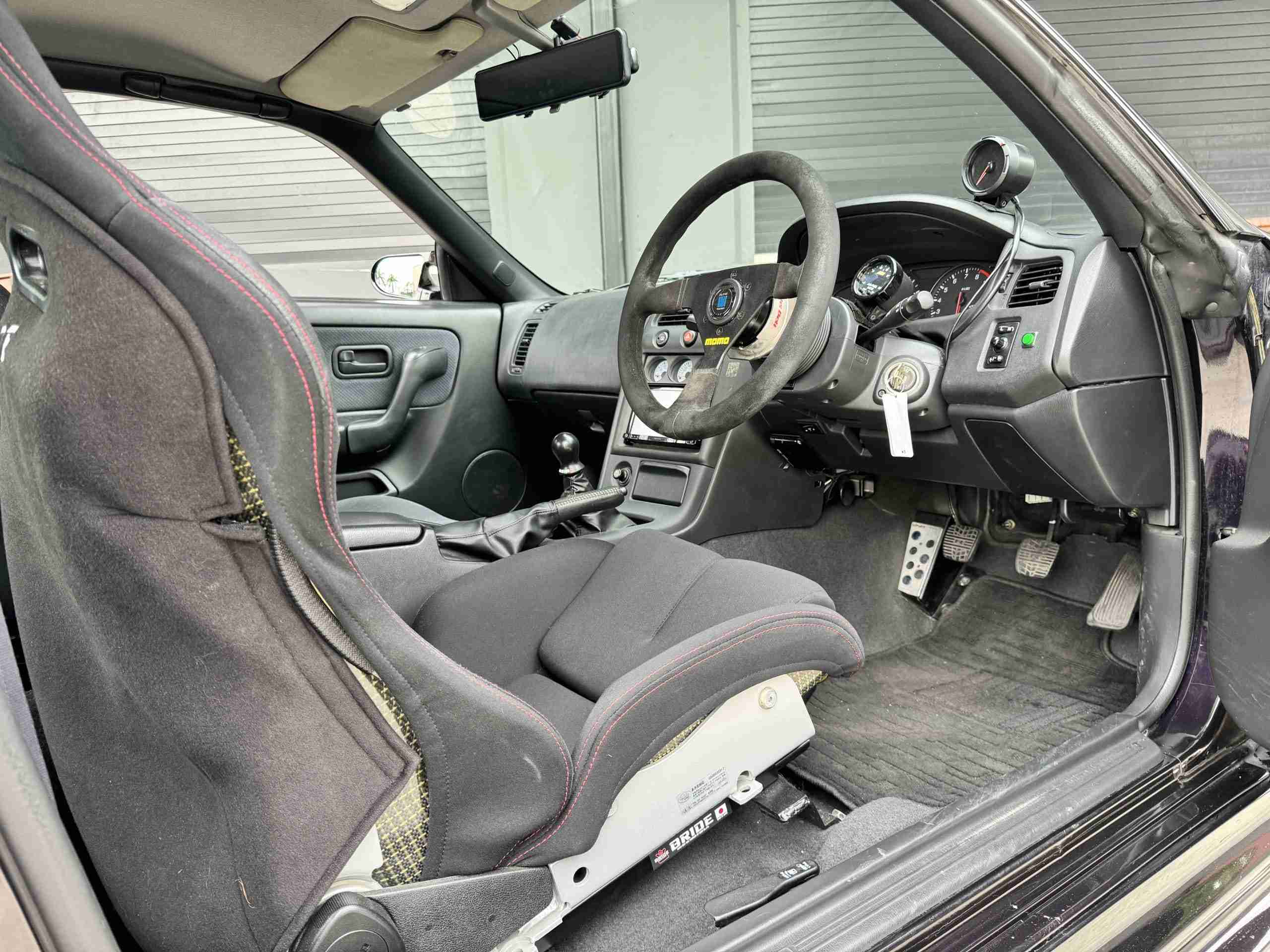 1995 Nissan Skyline GTR R33 VSPEC -Top Secret Aero – Big Twin Turbos – Ikeya Formula Suspension full