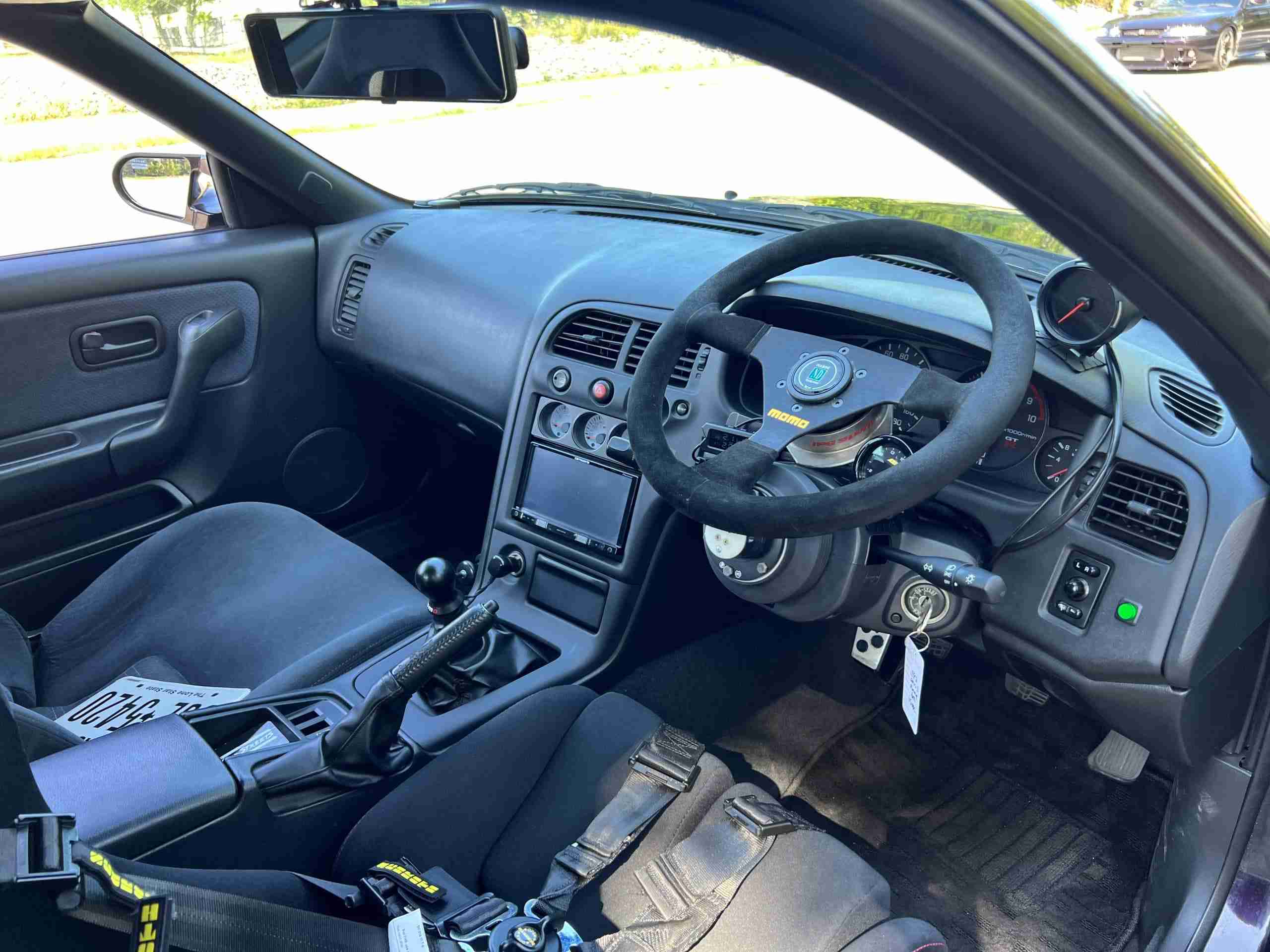 1995 Nissan Skyline GTR R33 VSPEC -Top Secret Aero – Big Twin Turbos – Ikeya Formula Suspension full