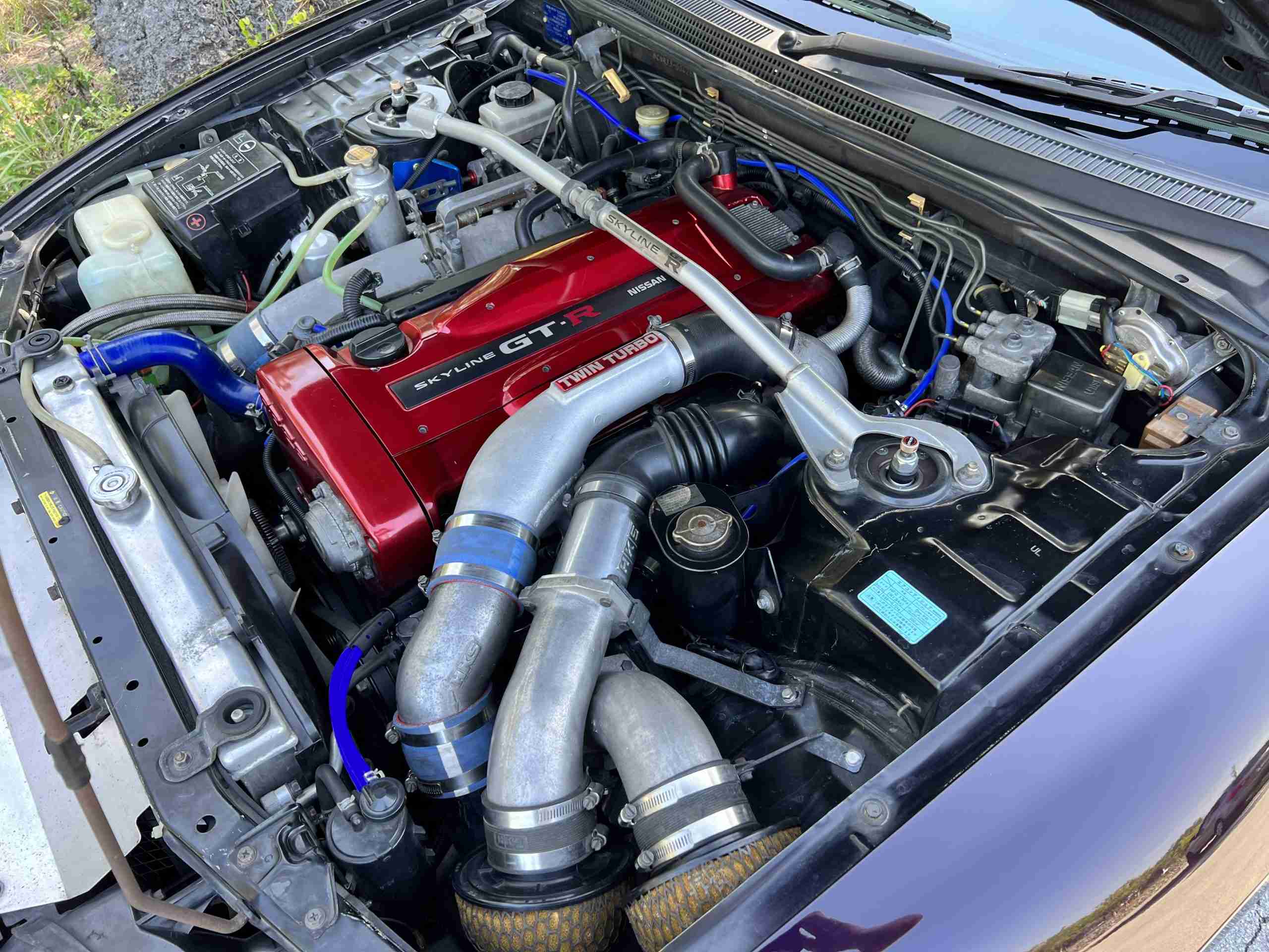 1995 Nissan Skyline GTR R33 VSPEC -Top Secret Aero – Big Twin Turbos – Ikeya Formula Suspension full