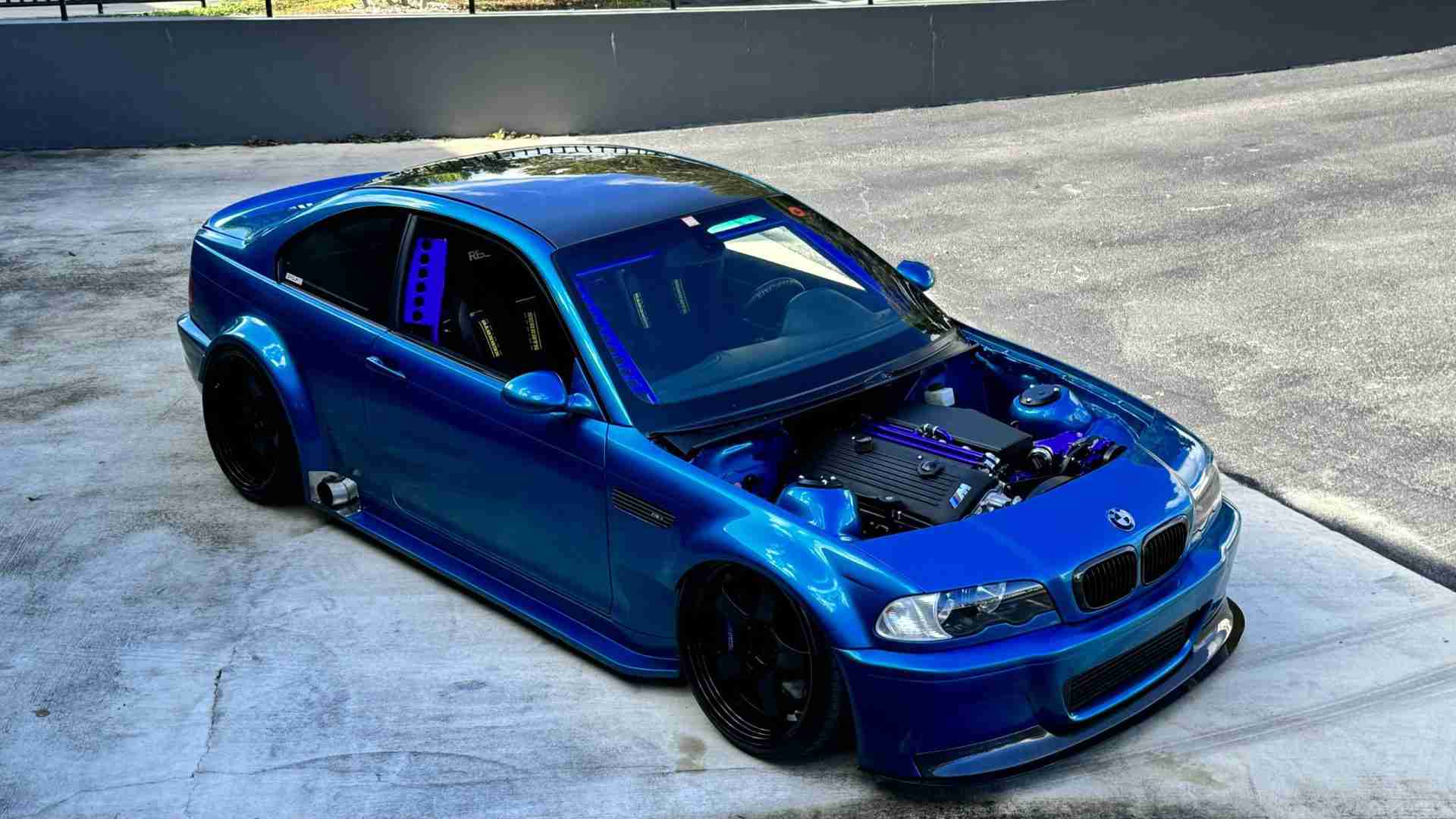2002 BMW M3 E46 Show Car 500HP Custom Widebody Supercharged VF  STOPTECH BBK  6 Speed Manual full
