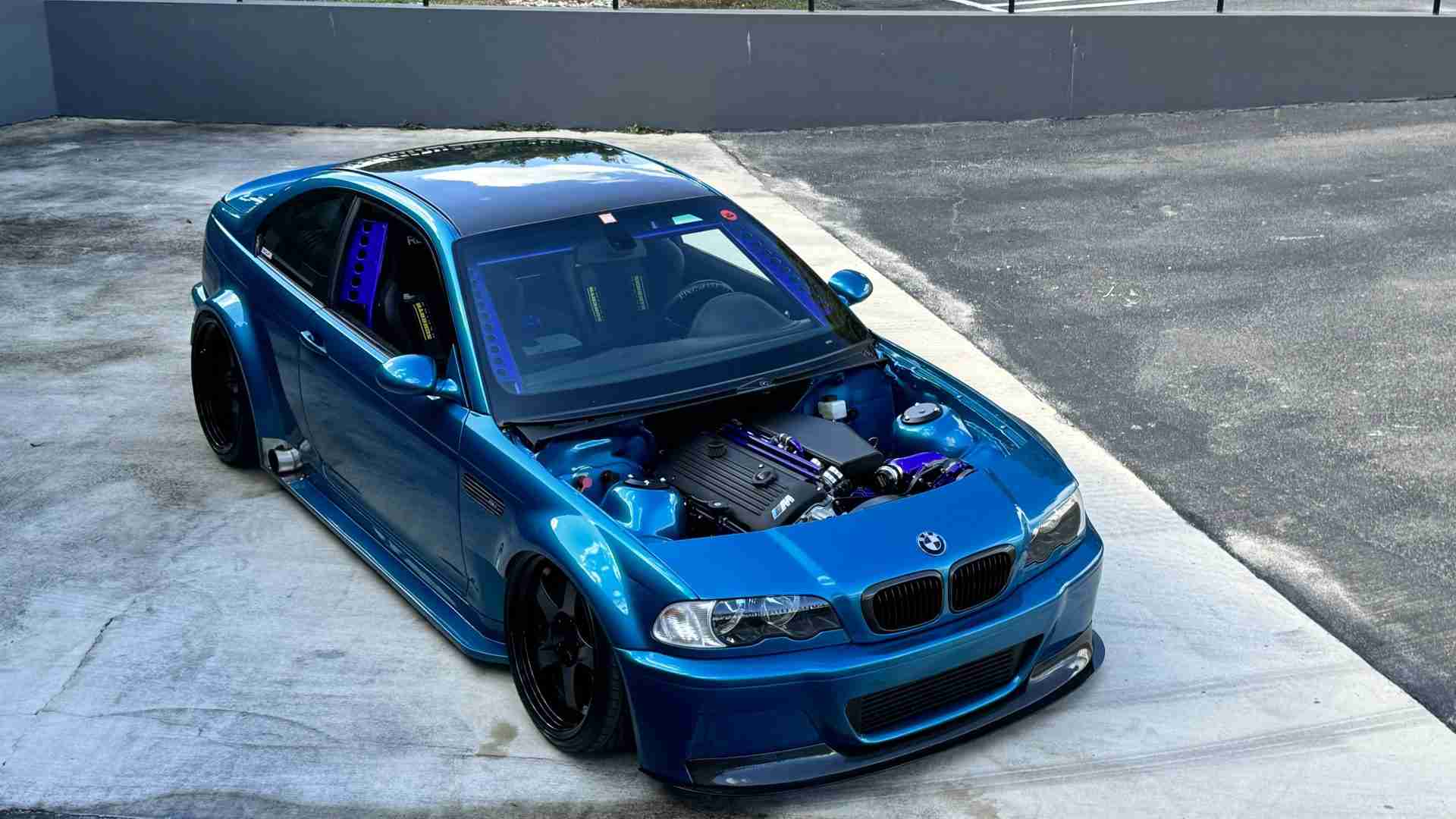 2002 BMW M3 E46 Show Car 500HP Custom Widebody Supercharged VF  STOPTECH BBK  6 Speed Manual full