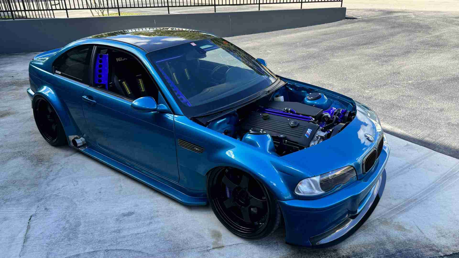 2002 BMW M3 E46 Show Car 500HP Custom Widebody Supercharged VF  STOPTECH BBK  6 Speed Manual full