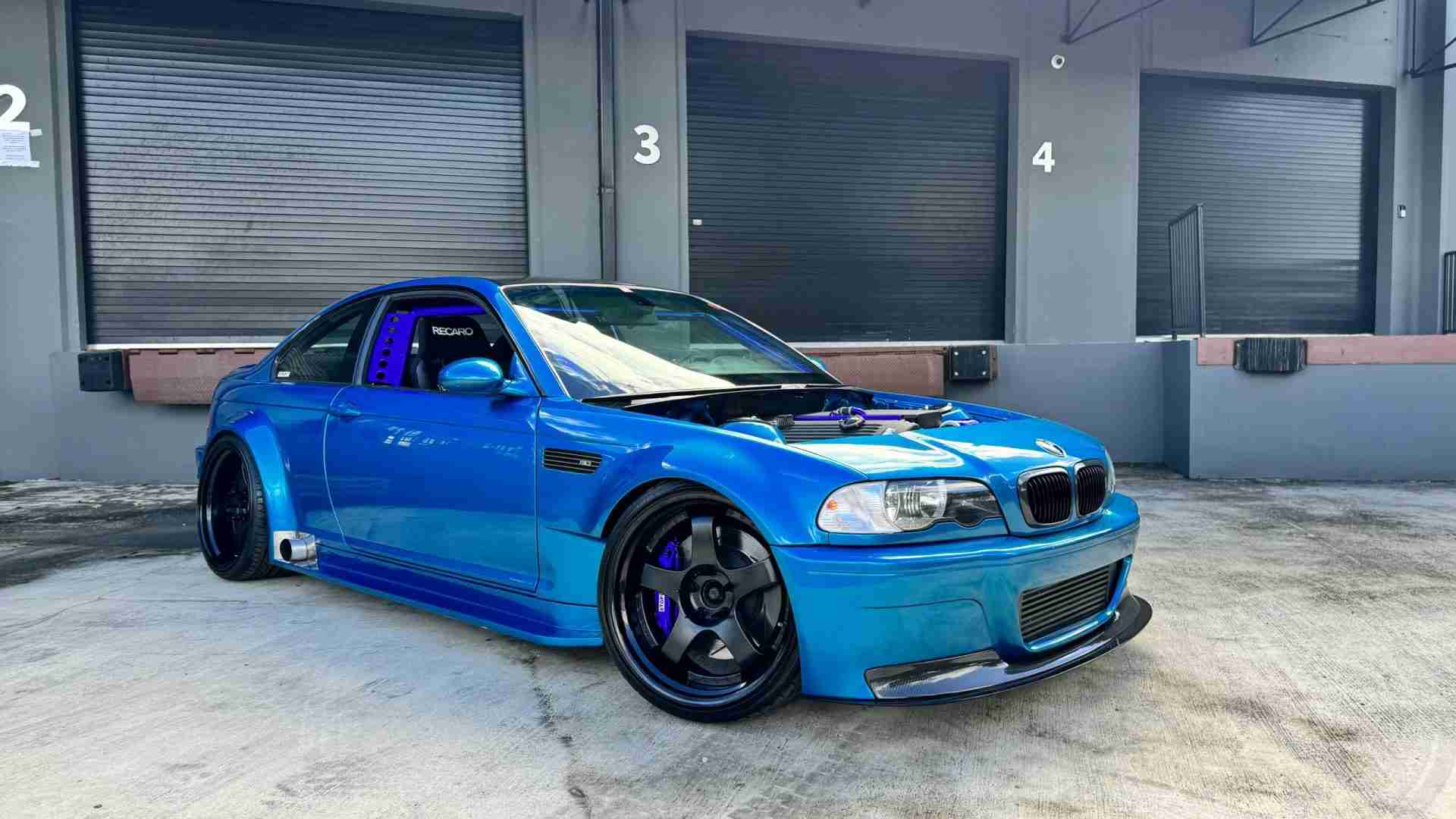 2002 BMW M3 E46 Show Car 500HP Custom Widebody Supercharged VF  STOPTECH BBK  6 Speed Manual full