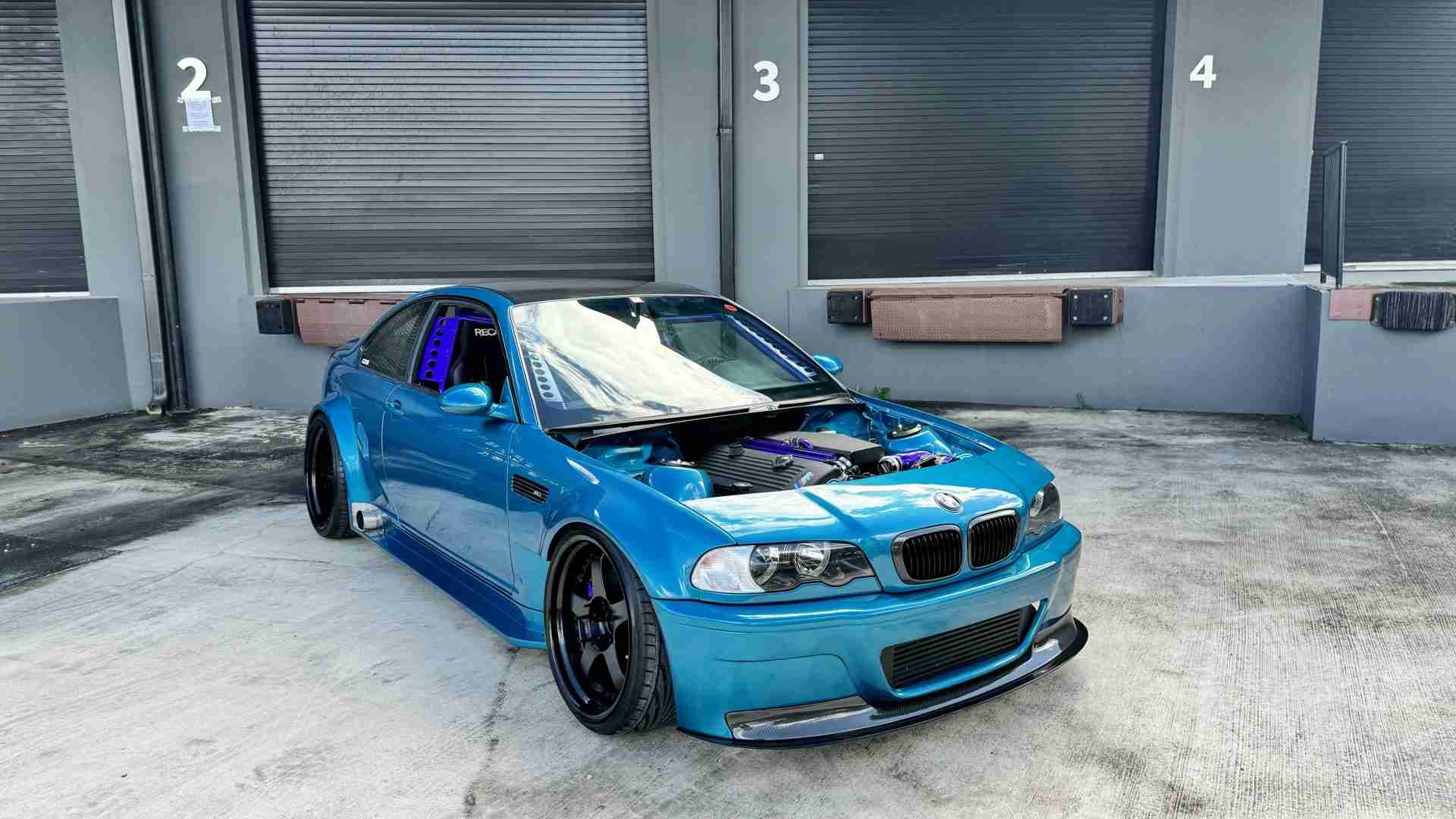 2002 BMW M3 E46 Show Car 500HP Custom Widebody Supercharged VF  STOPTECH BBK  6 Speed Manual full