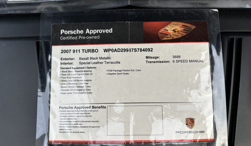 
 2007 Porsche 997 Turbo – 29k Miles – 800hp – All original paint full									