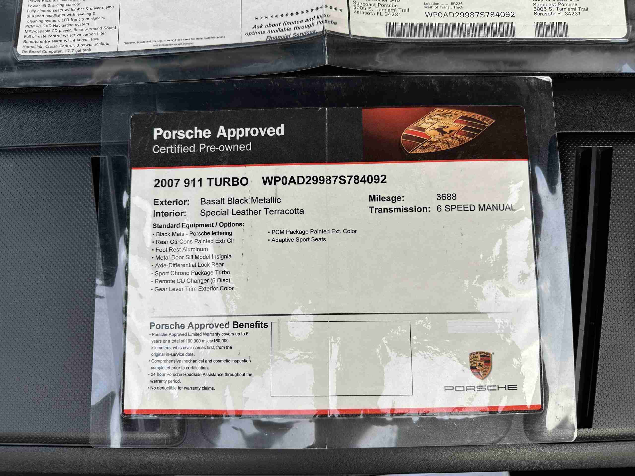 2007 Porsche 997 Turbo – 29k Miles – 800hp – All original paint full