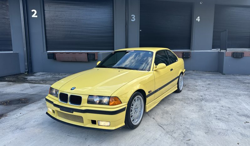 
 1994 BMW M3 – Euro Spec E36 – Original Dakar Yellow – 286hp – M Rain Interior – Slicktop full									