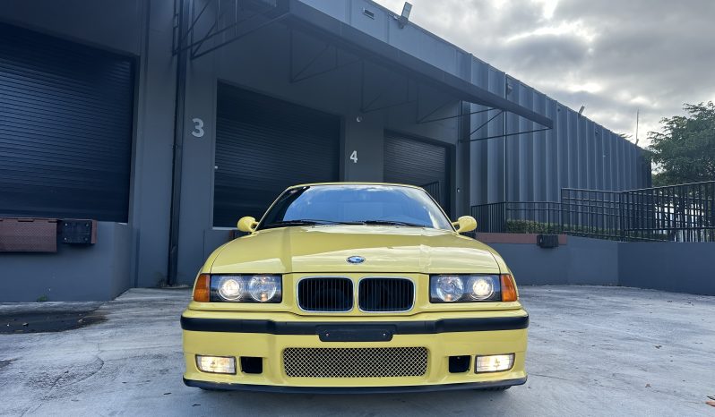 
 1994 BMW M3 – Euro Spec E36 – Original Dakar Yellow – 286hp – M Rain Interior – Slicktop full									