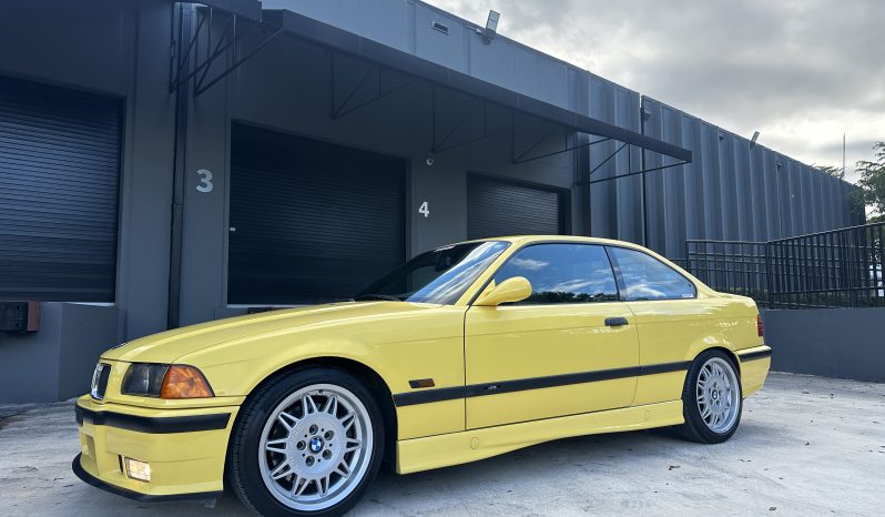 
 1994 BMW M3 – Euro Spec E36 – Original Dakar Yellow – 286hp – M Rain Interior – Slicktop full									