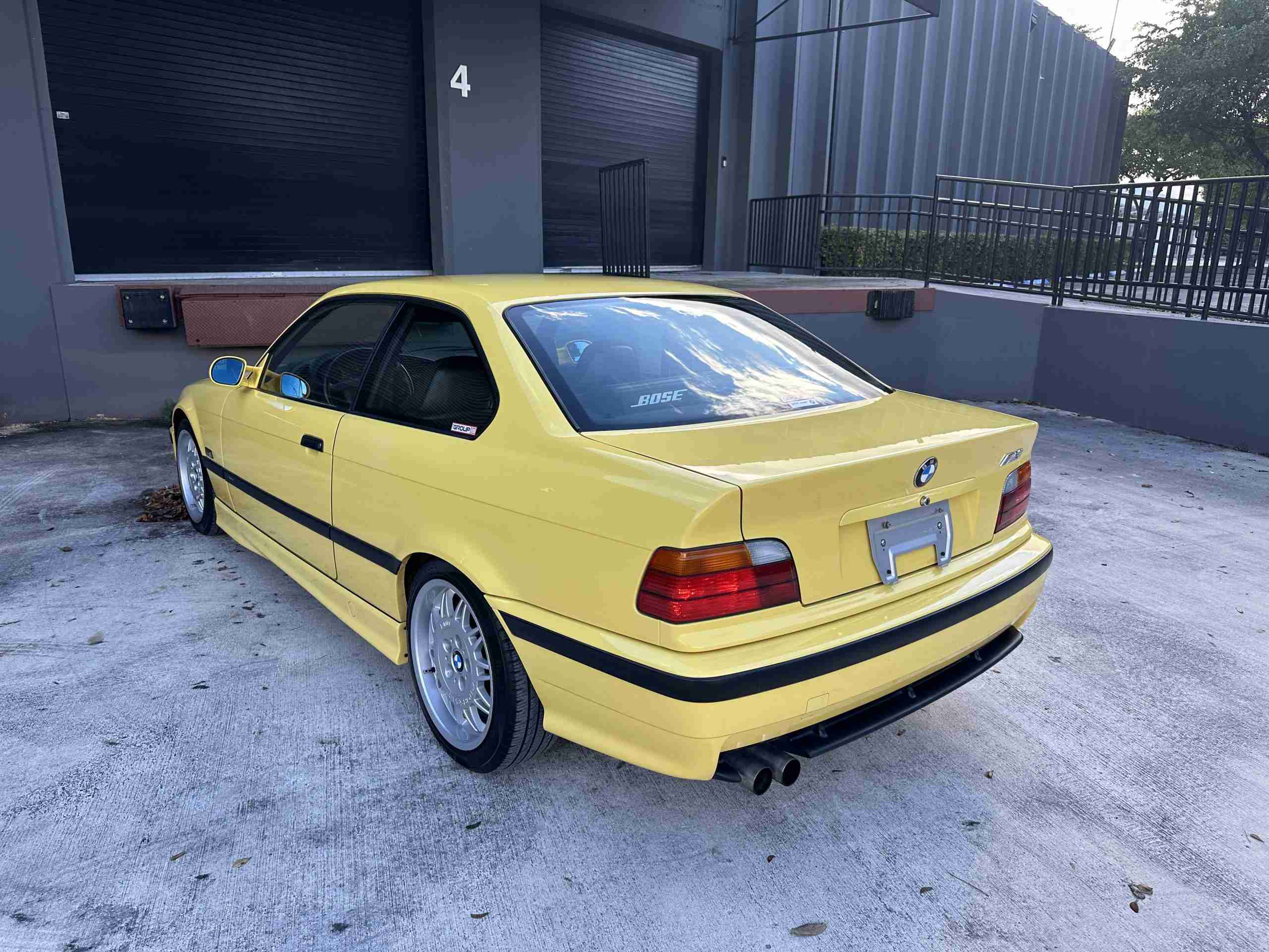 1994 BMW M3 – Euro Spec E36 – Original Dakar Yellow – 286hp – M Rain Interior – Slicktop full