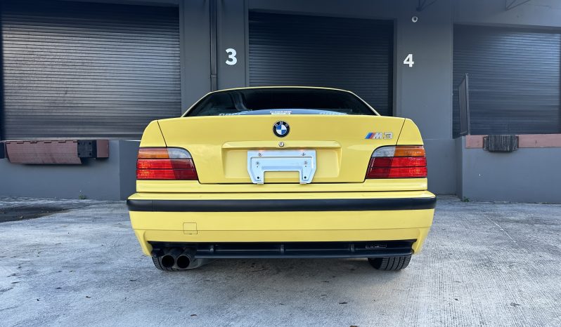 
 1994 BMW M3 – Euro Spec E36 – Original Dakar Yellow – 286hp – M Rain Interior – Slicktop full									