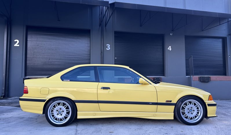 
 1994 BMW M3 – Euro Spec E36 – Original Dakar Yellow – 286hp – M Rain Interior – Slicktop full									