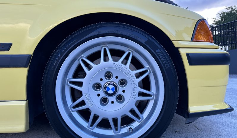 
 1994 BMW M3 – Euro Spec E36 – Original Dakar Yellow – 286hp – M Rain Interior – Slicktop full									
