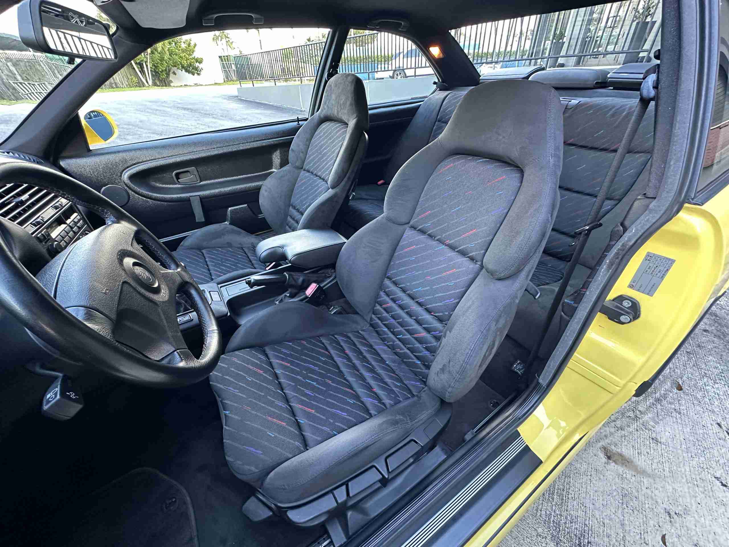 1994 BMW M3 – Euro Spec E36 – Original Dakar Yellow – 286hp – M Rain Interior – Slicktop full