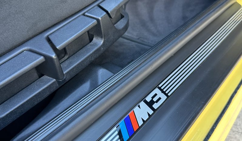 
 1994 BMW M3 – Euro Spec E36 – Original Dakar Yellow – 286hp – M Rain Interior – Slicktop full									