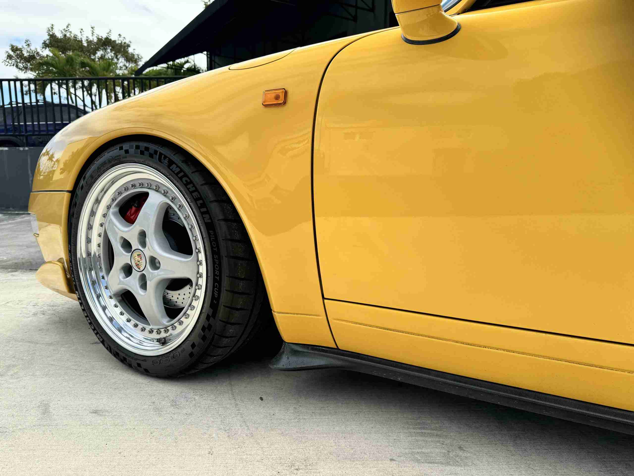 1996 Porsche 911 993 Carrera RS Clubsport Trubute SPEED YELLOW- 41K Miles – 6 Speed Manual – Porsche Exclusive Carbon- No Sunroof full