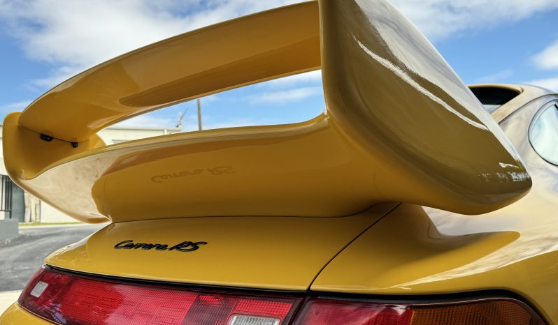 
 1996 Porsche 911 993 Carrera RS Clubsport Trubute SPEED YELLOW- 41K Miles – 6 Speed Manual – Porsche Exclusive Carbon- No Sunroof full									