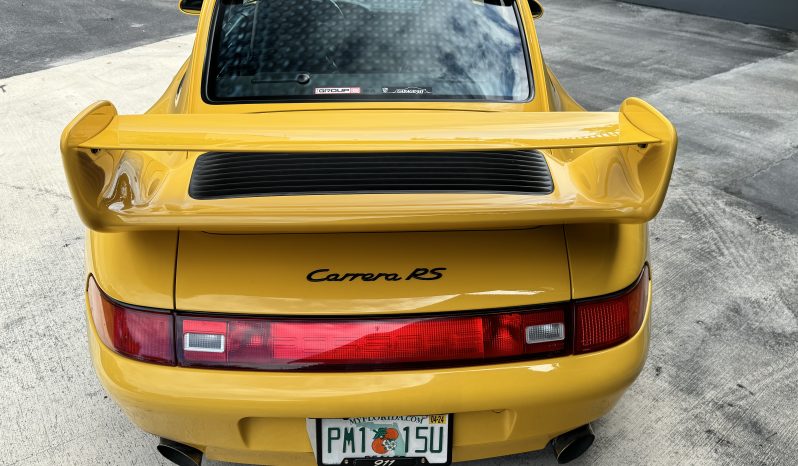 
 1996 Porsche 911 993 Carrera RS Clubsport Trubute SPEED YELLOW- 41K Miles – 6 Speed Manual – Porsche Exclusive Carbon- No Sunroof full									