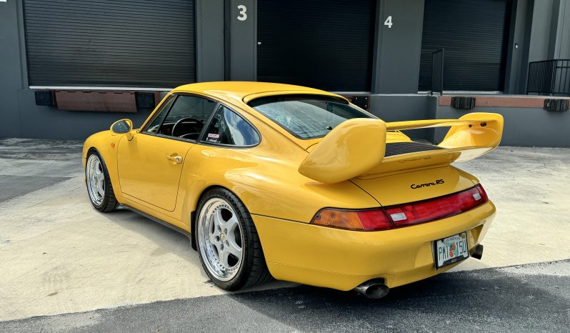 
 1996 Porsche 911 993 Carrera RS Clubsport Trubute SPEED YELLOW- 41K Miles – 6 Speed Manual – Porsche Exclusive Carbon- No Sunroof full									