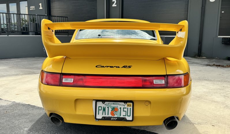 
 1996 Porsche 911 993 Carrera RS Clubsport Trubute SPEED YELLOW- 41K Miles – 6 Speed Manual – Porsche Exclusive Carbon- No Sunroof full									