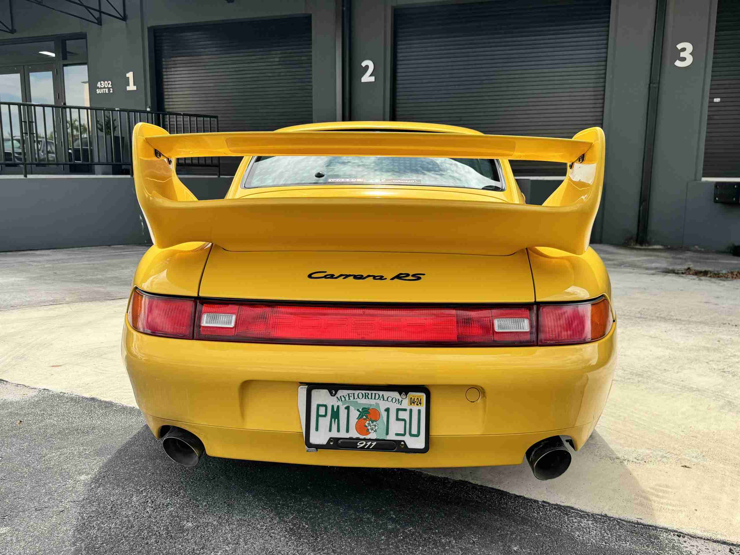 1996 Porsche 911 993 Carrera RS Clubsport Trubute SPEED YELLOW- 41K Miles – 6 Speed Manual – Porsche Exclusive Carbon- No Sunroof full