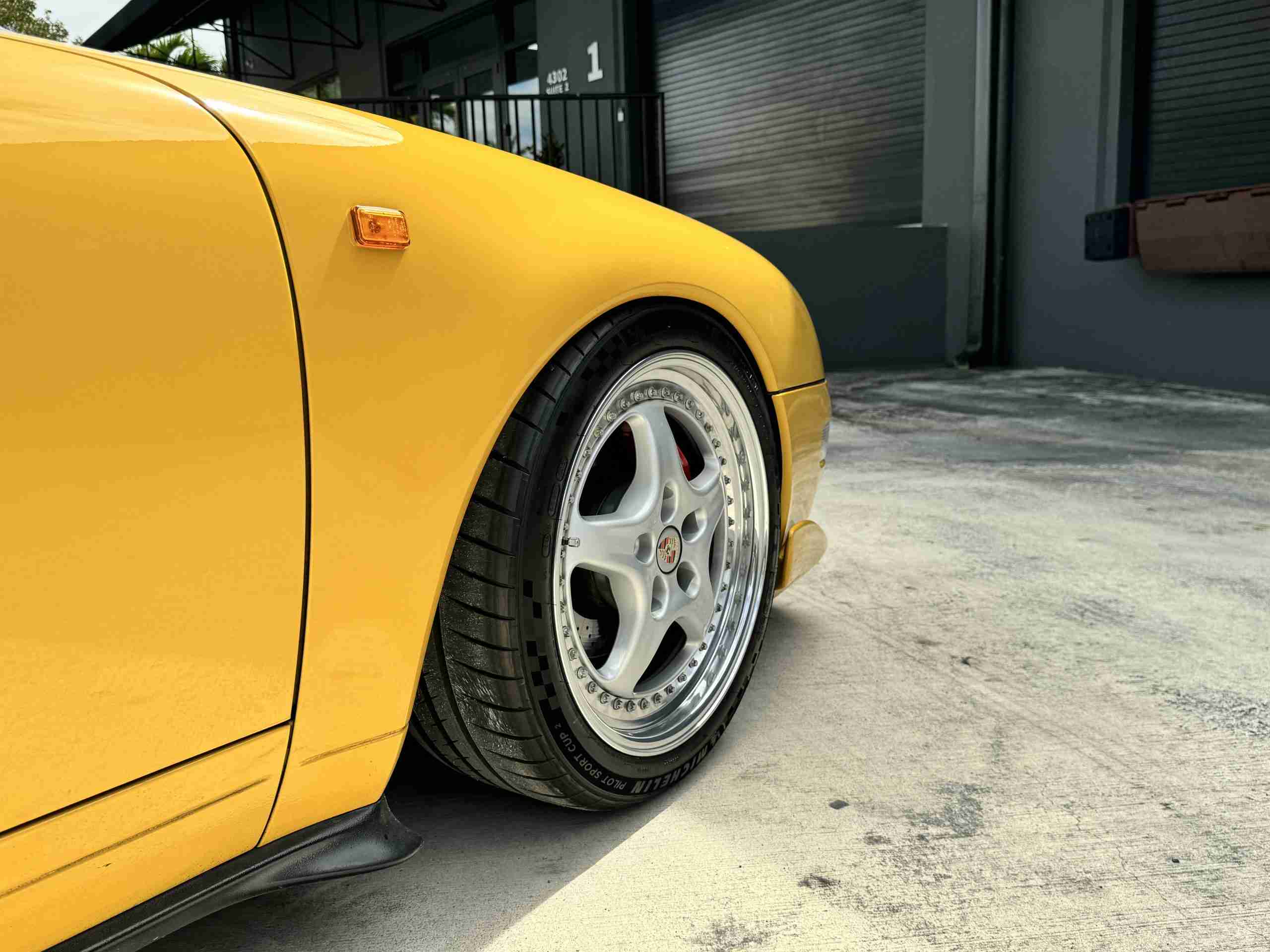 1996 Porsche 911 993 Carrera RS Clubsport Trubute SPEED YELLOW- 41K Miles – 6 Speed Manual – Porsche Exclusive Carbon- No Sunroof full