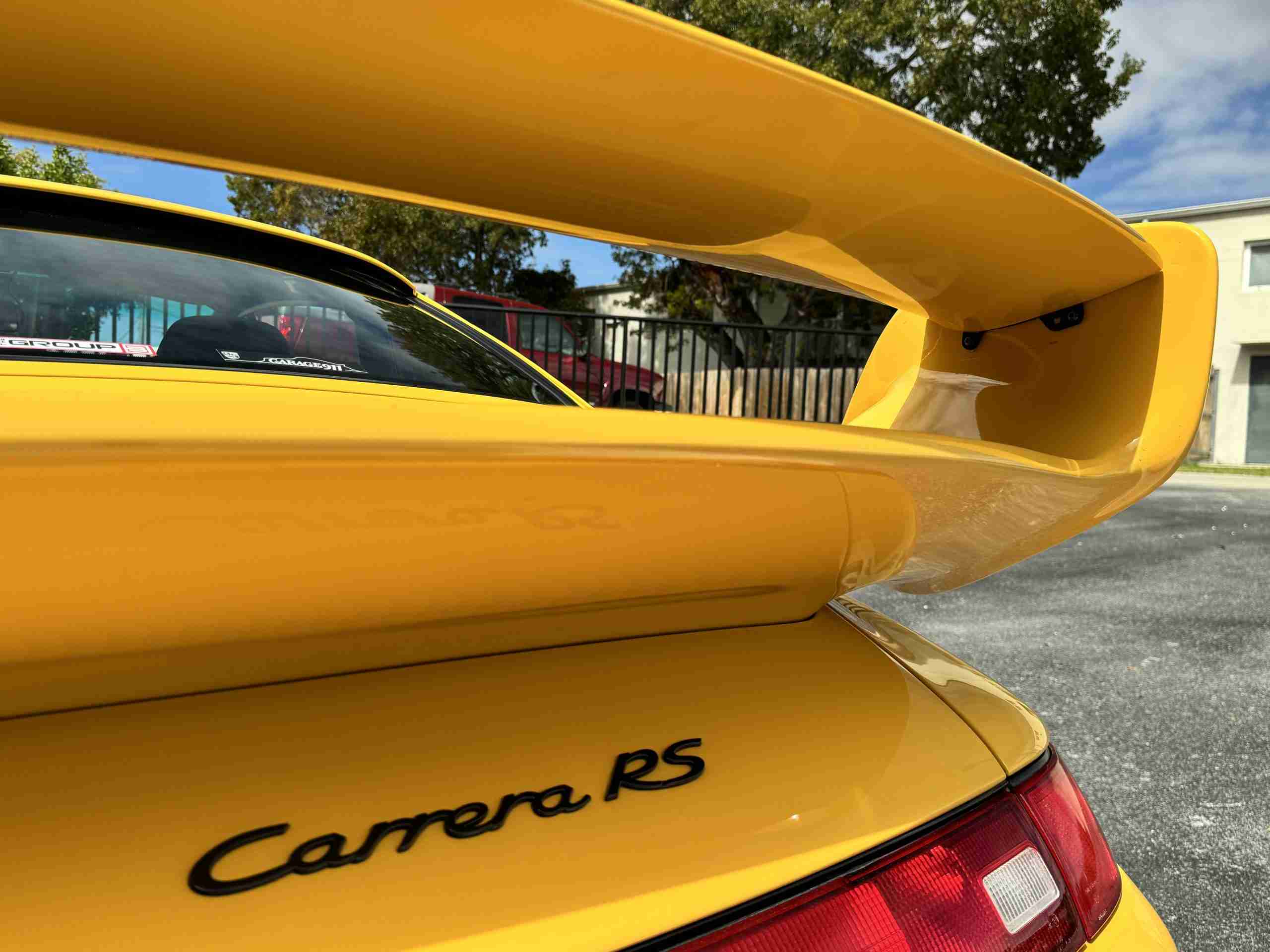 1996 Porsche 911 993 Carrera RS Clubsport Trubute SPEED YELLOW- 41K Miles – 6 Speed Manual – Porsche Exclusive Carbon- No Sunroof full