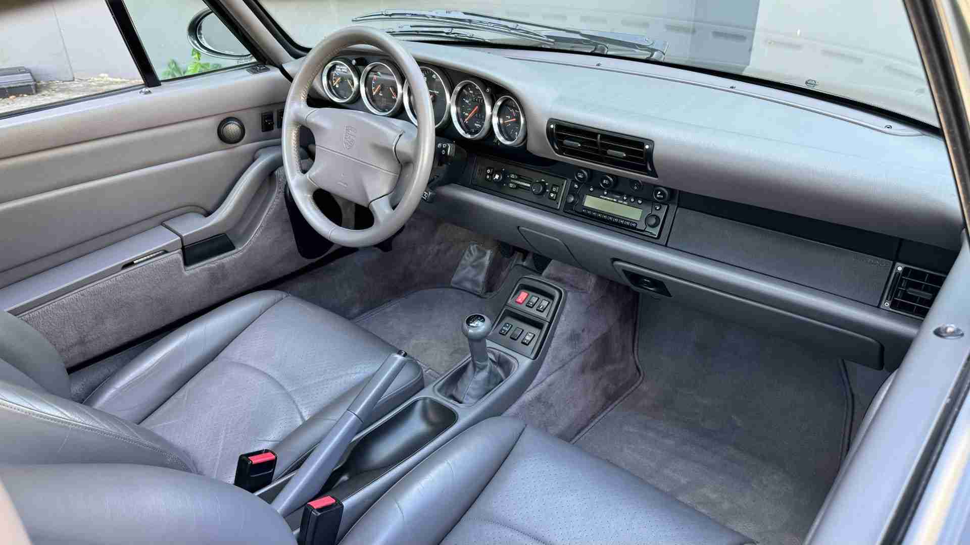 1995 Porsche 911 993 CARRERA 2 50K Miles -Slate Gray -6 Speed Manual – Bilstein Coilovers -RH Speedline Wheels full