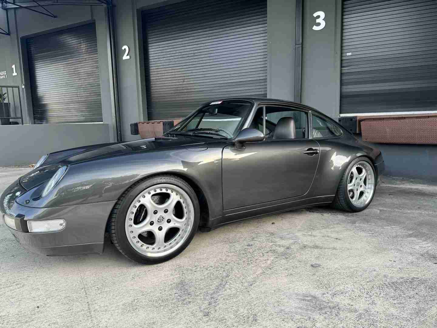 1995 Porsche 911 993 CARRERA 2 50K Miles -Slate Gray -6 Speed Manual – Bilstein Coilovers -RH Speedline Wheels full