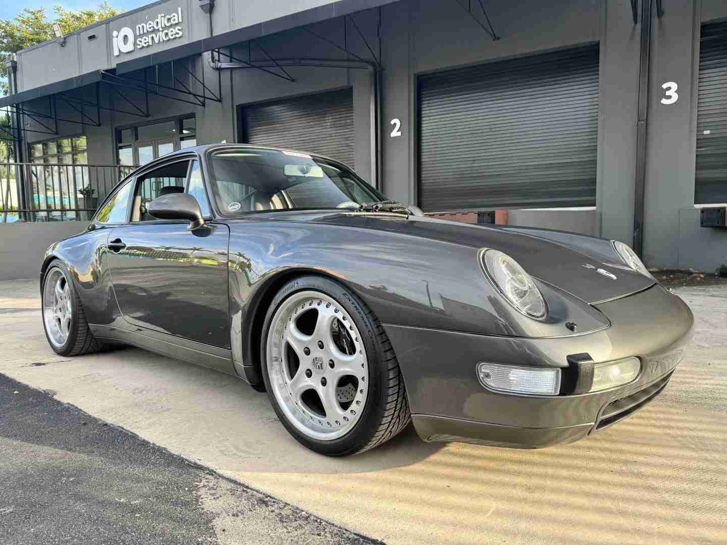 1995 Porsche 911 993 CARRERA 2 50K Miles -Slate Gray -6 Speed Manual – Bilstein Coilovers -RH Speedline Wheels full