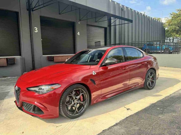2017 Alfa Romeo Giulia Quadrifoglio 1 of 258 Rosso Red Competizione – 62k Miles – 505 Horsepower Twin Turbo